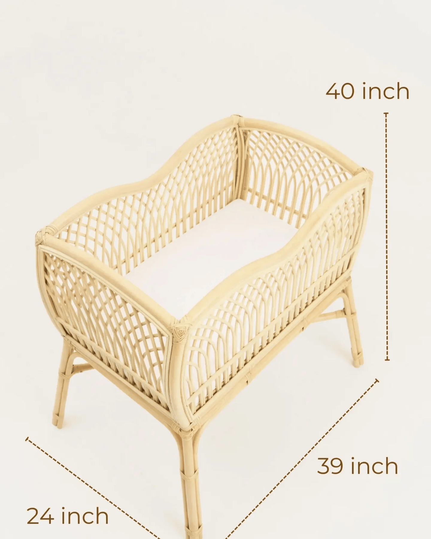 Boho Baby Natural Bassinet